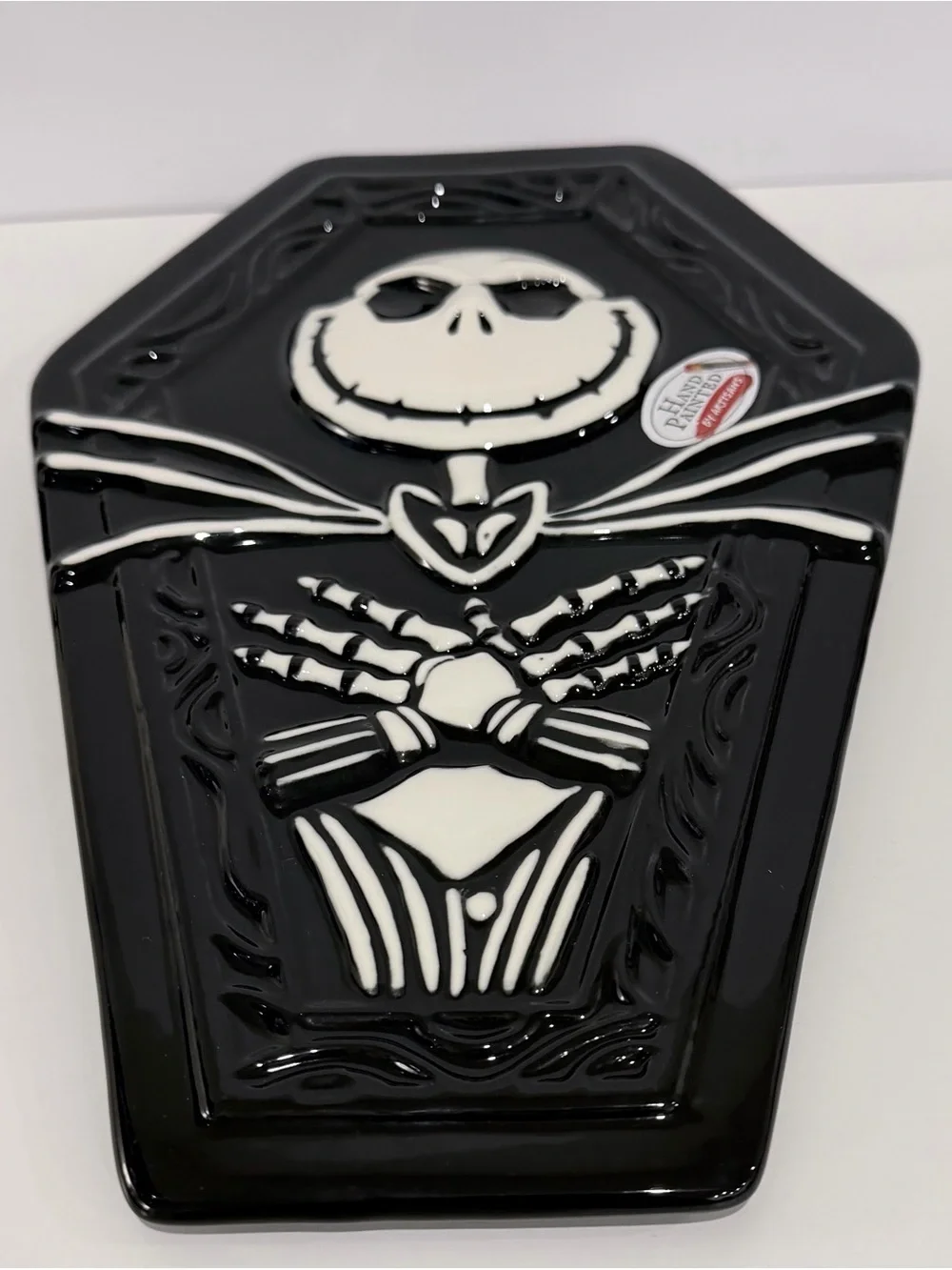 The Nightmare Before Christmas Jack Skellington Coffin Dish - Black